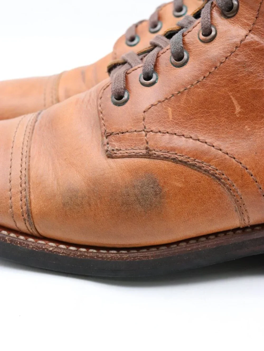 Thursday Boot Company Captain Men’s Size 9 Boots Brown Leather Lace Up Shoes